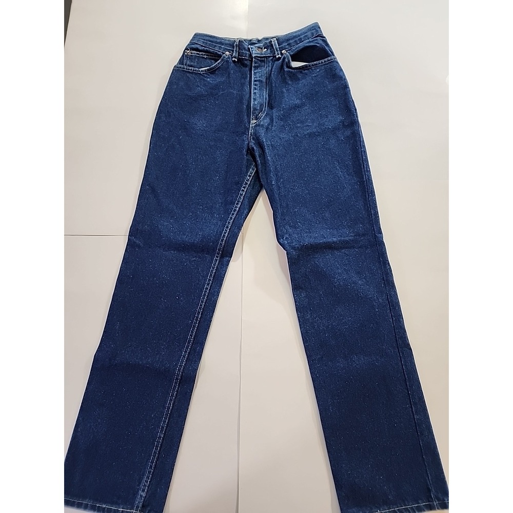 Chic Jeans‎ Women 8  (24X28) Blue Mom Tapered Leg Mid Rise 80s USA Vintage